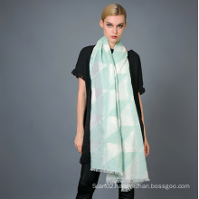 35%Cotton 65%Polyester Yarn Dye Scarf for Ladies′ Fashion